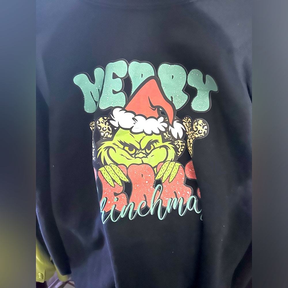 Merry grinchmas sweater crew neck 2xl